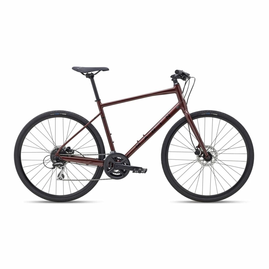 Bikes Marin Fairfax 2 Commuter/Fitness Bike Red/Black (2022) 1 Bikes Marin Fairfax 2 Commuter/Fitness Bike Red/Black (2022)