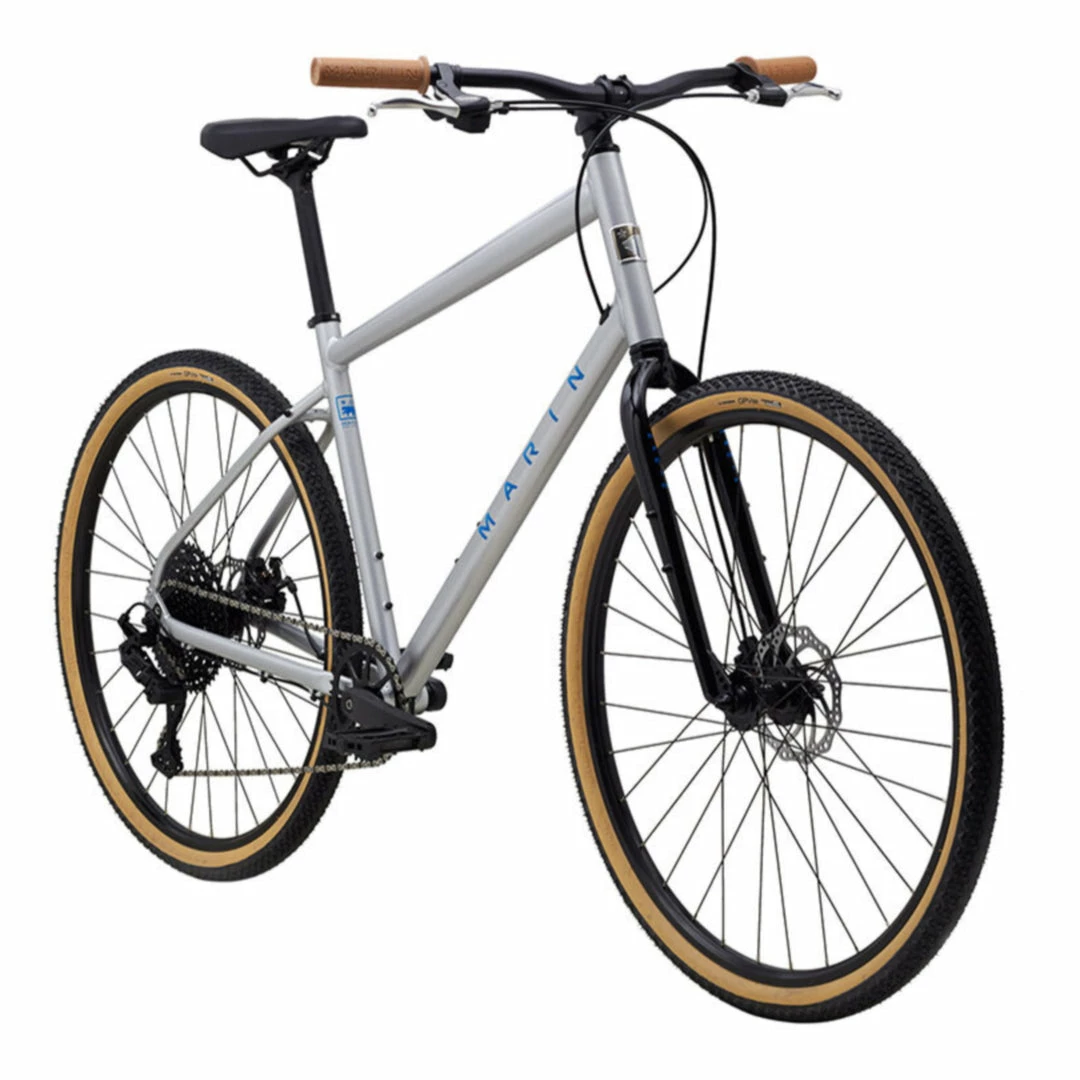 Bikes Marin Kentfield 2 Hybrid Bike Blue/Chrome (2022) 2 Bikes Marin Kentfield 2 Hybrid Bike Blue/Chrome (2022)
