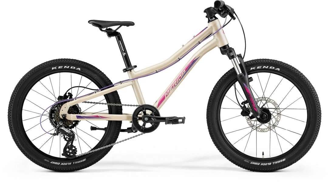 Merida Matts J20 Disc 20" Kids Mountain Bike Matt Sand/Berry 1 Merida Matts J20 Disc 20" Kids Mountain Bike Matt Sand/Berry