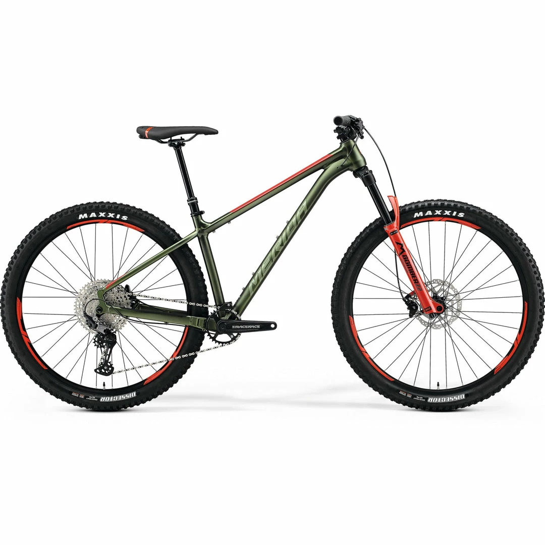 Bikes Merida Big Trail 600 Hardtail Mountain Bike Matt Fog Green/Red/Silver (2022) 1 Bikes Merida Big Trail 600 Hardtail Mountain Bike Matt Fog Green/Red/Silver (2022)