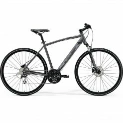 Merida Crossway 20D Hybrid Bike Silk Anthracite/Black (2021) Bikes