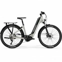 Bikes Merida Espresso CC 400 EQ Electric Hybrid Bike 630wh Battery Silk Titan/Black (2021)