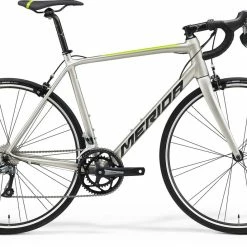 Merida Scultura 100 Road Bike Silk Titanium/Black/Green (2021)