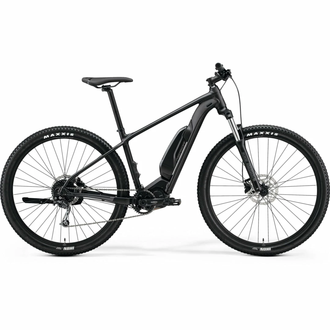 Merida EBig Nine 300 SE Electric Mountain Bike 504wh Battery Matt Black/Silver (2022) Bikes 1 Merida EBig Nine 300 SE Electric Mountain Bike 504wh Battery Matt Black/Silver (2022) Bikes
