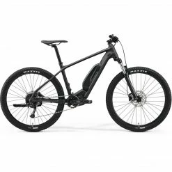 Merida EBig Seven 300 SE Electric Mountain Bike 504wh Battery Matt Black/Silver (2022)