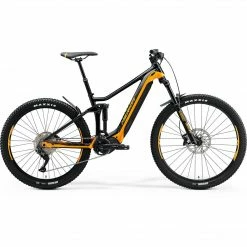 Bikes Merida EOne Forty 400 Electric Mountain Bike 630wh Battery (SM/504wh) Black/Orange (2021)
