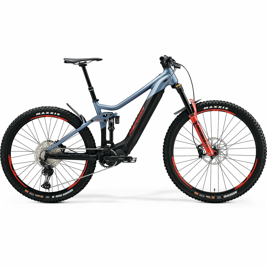 Merida EOne Sixty 700 Electric All-Mountain Bike 630wh Battery (XS/504wh) Matt Steel Blue/Black (2021) 1 Merida EOne Sixty 700 Electric All-Mountain Bike 630wh Battery (XS/504wh) Matt Steel Blue/Black (2021)