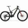 Merida EOne Sixty 8000 All-Mountain Electric Bike 630wh Battery Matt Green/Red (2021)