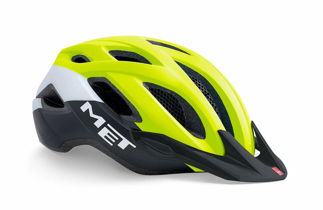 Met Crossover Helmet Safety Yellow With Black 1 Met Crossover Helmet Safety Yellow With Black