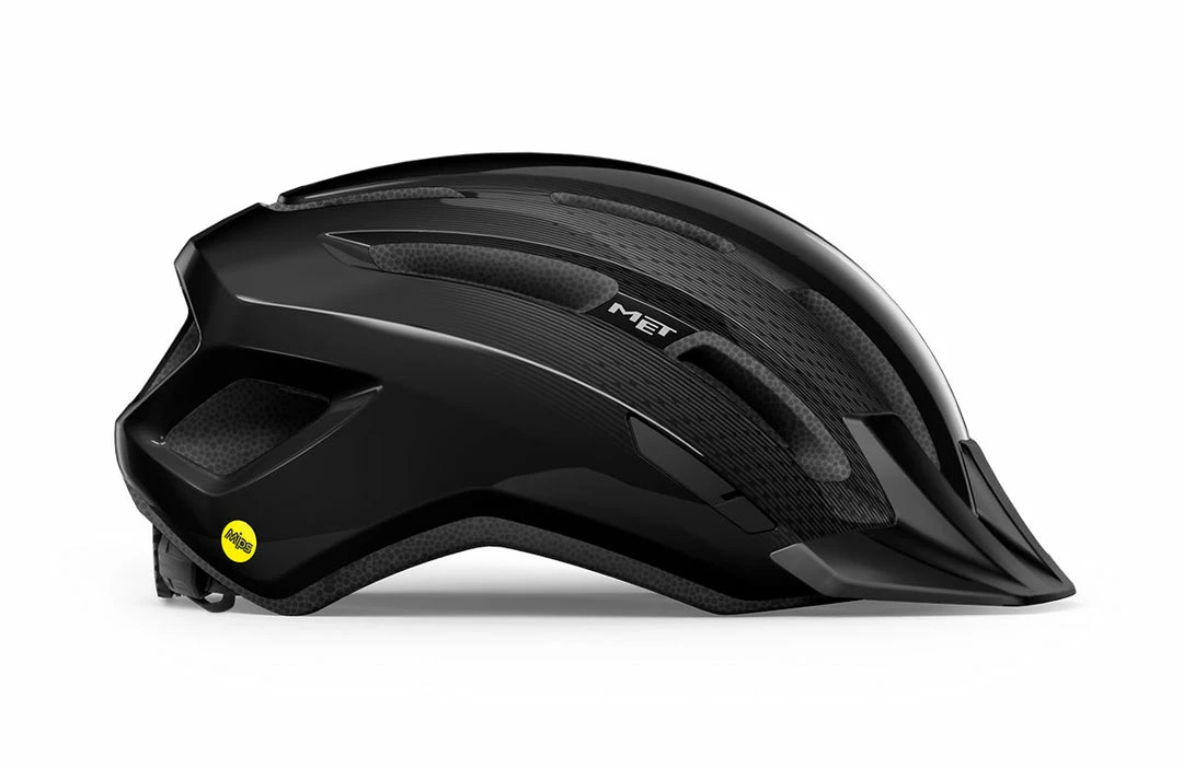 Met Downtown MIPS E-Bike/Trekking Helmet Black Helmets 2 Met Downtown MIPS E-Bike/Trekking Helmet Black Helmets