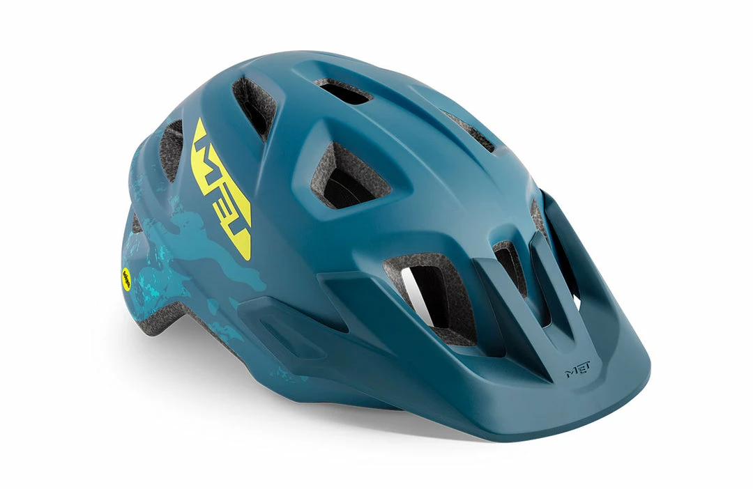 Met Eldar MIPS Youth MTB Helmet Petrol Blue Camo Helmets 1 Met Eldar MIPS Youth MTB Helmet Petrol Blue Camo Helmets