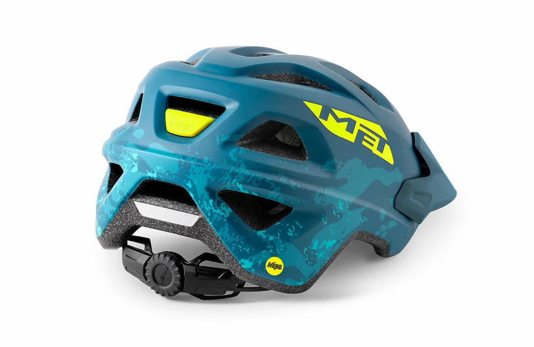 Met Eldar MIPS Youth MTB Helmet Petrol Blue Camo Helmets 3 Met Eldar MIPS Youth MTB Helmet Petrol Blue Camo Helmets