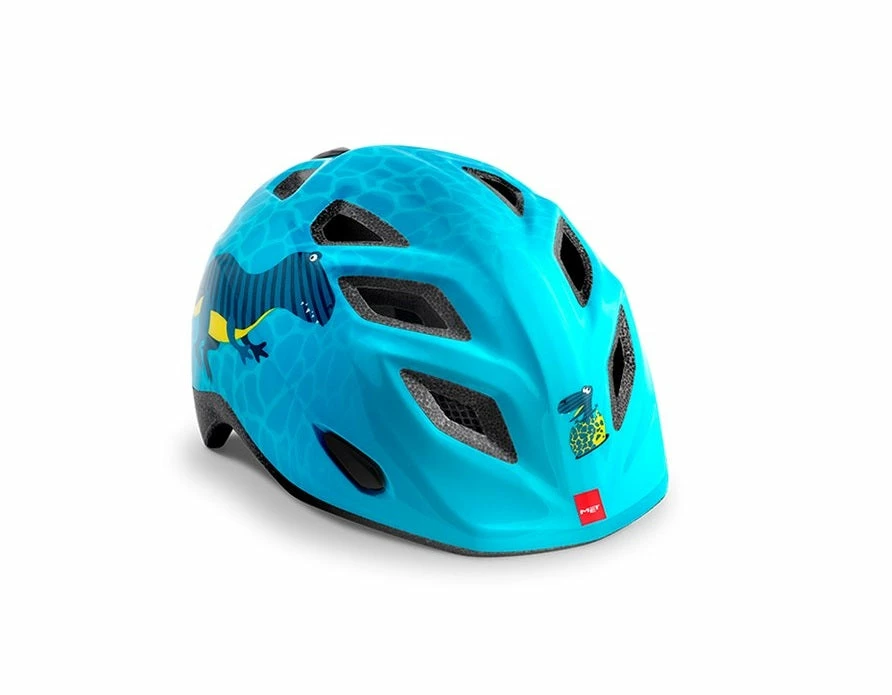 Helmets Met Elfo Child Helmet Blue Dinosaurs 1 Helmets Met Elfo Child Helmet Blue Dinosaurs