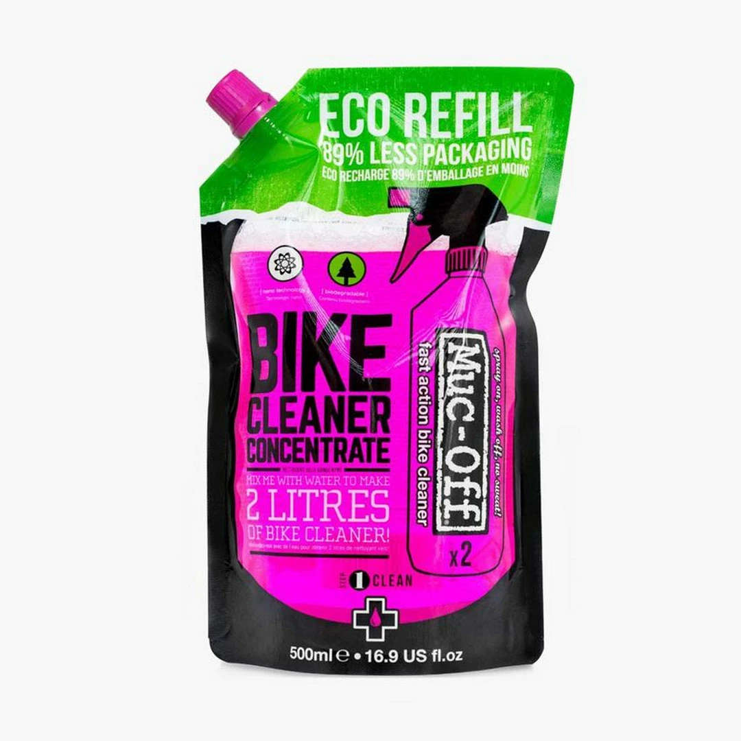 Muc-Off Nano Tech Bike Cleaner Concentrate 500ml Pouch Tools 1 Muc-Off Nano Tech Bike Cleaner Concentrate 500ml Pouch Tools