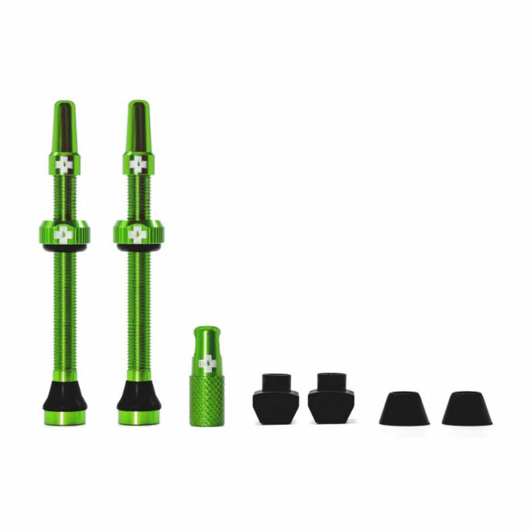 Muc-Off Tubeless Presta Valve Kit 60mm Green 1 Muc-Off Tubeless Presta Valve Kit 60mm Green