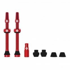 Muc-Off Tubeless Presta Valve Kit 60mm Red Join The Tubeless Revolution