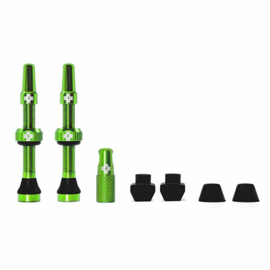 Muc-Off Tubeless Presta Valve Kit 44mm Green 1 Muc-Off Tubeless Presta Valve Kit 44mm Green