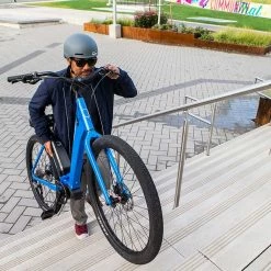 Bikes Norco Scene VLT Electric Hybrid Bike 504wh Battery Blue/Grey (2021)