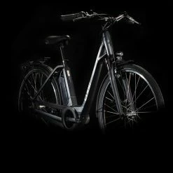 Cube Town One 400 Electric Hybrid Bike Iridium'n'Black (2020) Bikes