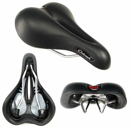 Parts & Maintenance On Track Saddle Women’s Gel Moulded Full-Cut Black 2 Parts & Maintenance On Track Saddle Women’s Gel Moulded Full-Cut Black