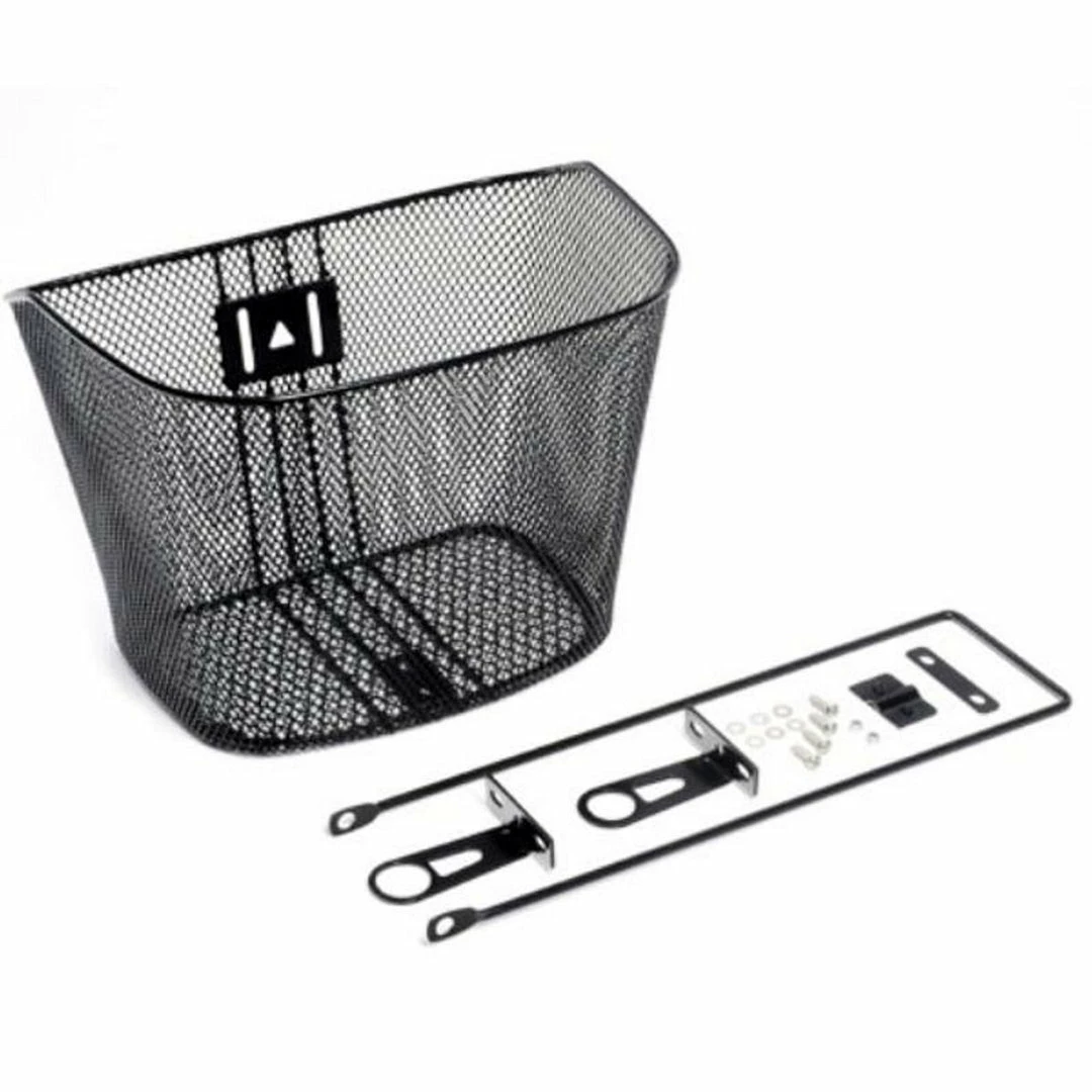 Oxford Basket Large Wire W/QR Bracket Black Accessories 2 Oxford Basket Large Wire W/QR Bracket Black Accessories