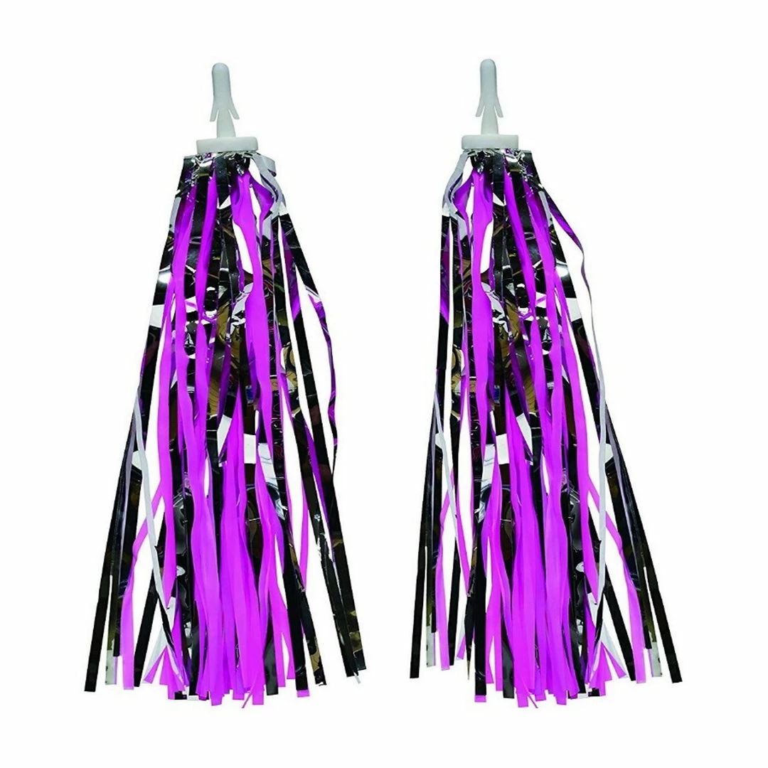 Accessories Oxford Kid’s Handlebar Streamers Pink/Silver 1 Accessories Oxford Kid’s Handlebar Streamers Pink/Silver