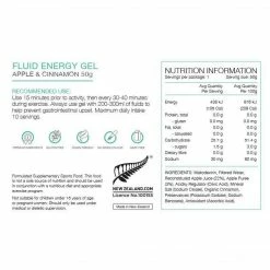 PURE Energy Gel 50g Apple & Cinnamon