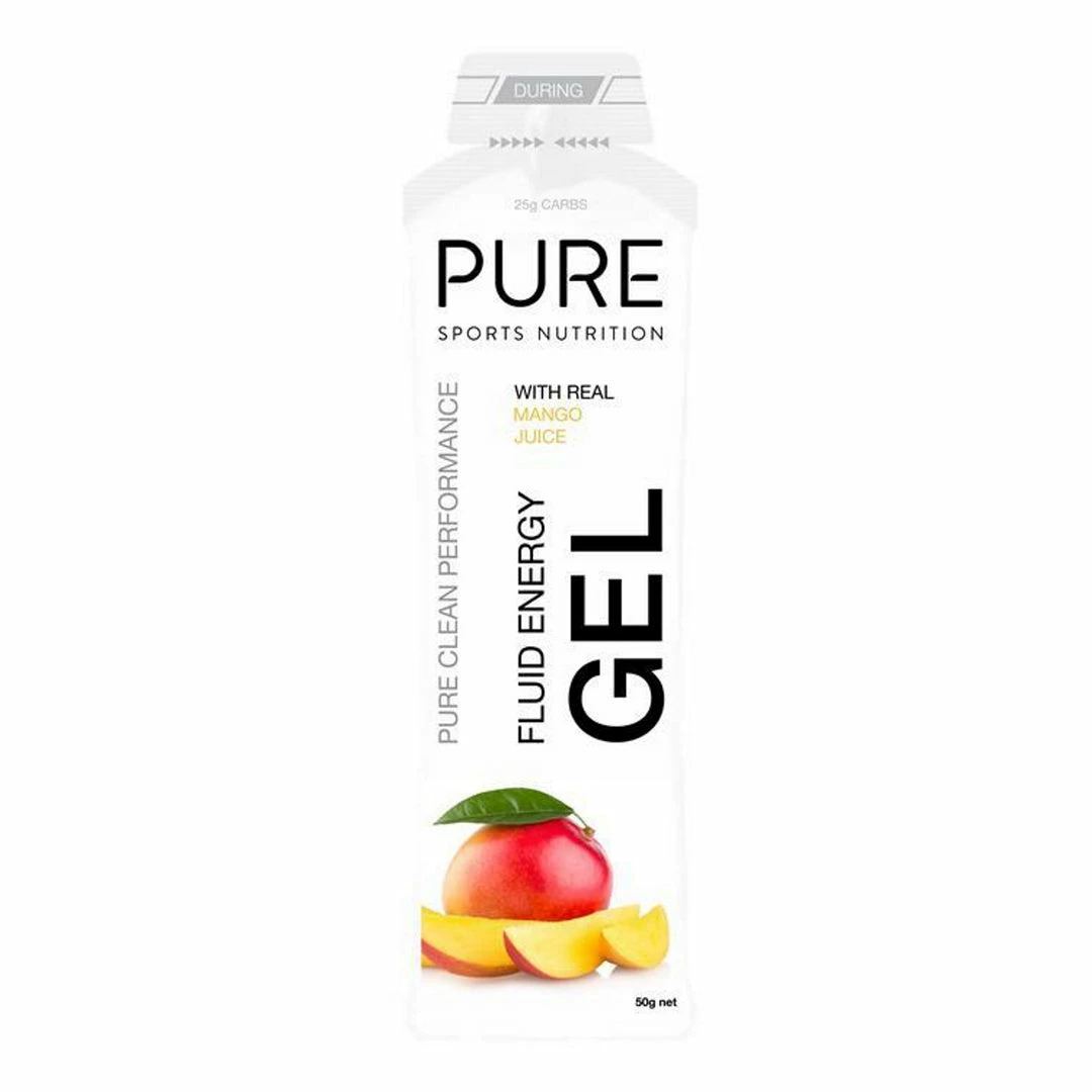 PURE Energy Gel 50g Mango 1 PURE Energy Gel 50g Mango
