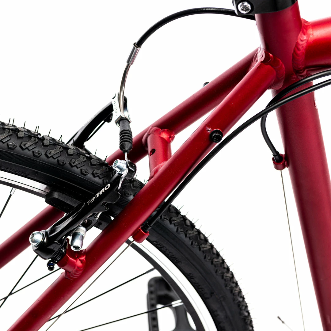 Pedal Raven 2 Hybrid Bike Dark Red Bikes 6 Pedal Raven 2 Hybrid Bike Dark Red Bikes
