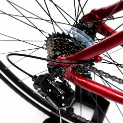 Pedal Raven 2 Hybrid Bike Dark Red Bikes 12 Pedal Raven 2 Hybrid Bike Dark Red Bikes