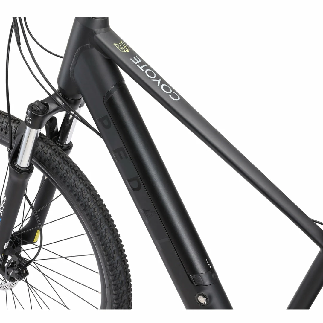 Pedal Coyote Electric Mountain Bike 374Wh Battery Matte Black 4 Pedal Coyote Electric Mountain Bike 374Wh Battery Matte Black