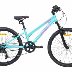 Pedal Crush 24” Girls Bike Turquoise/Pink Bikes