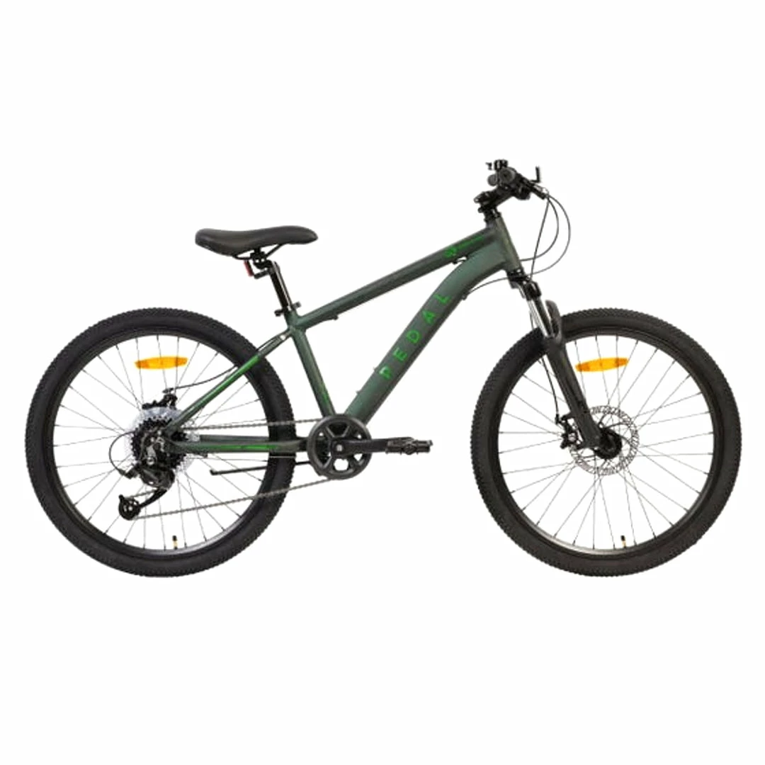 Pedal Jackal 24” Kids Mountain Bike Green 1 Pedal Jackal 24” Kids Mountain Bike Green