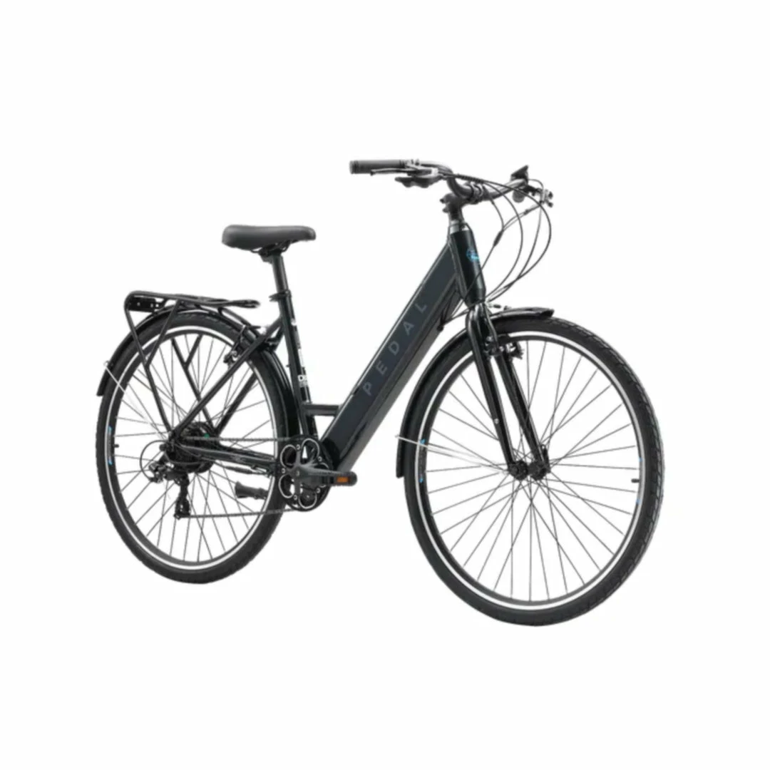 Pedal Lightning ST Electric Hybrid Bike 374Wh Battery Black Bikes 2 Pedal Lightning ST Electric Hybrid Bike 374Wh Battery Black Bikes