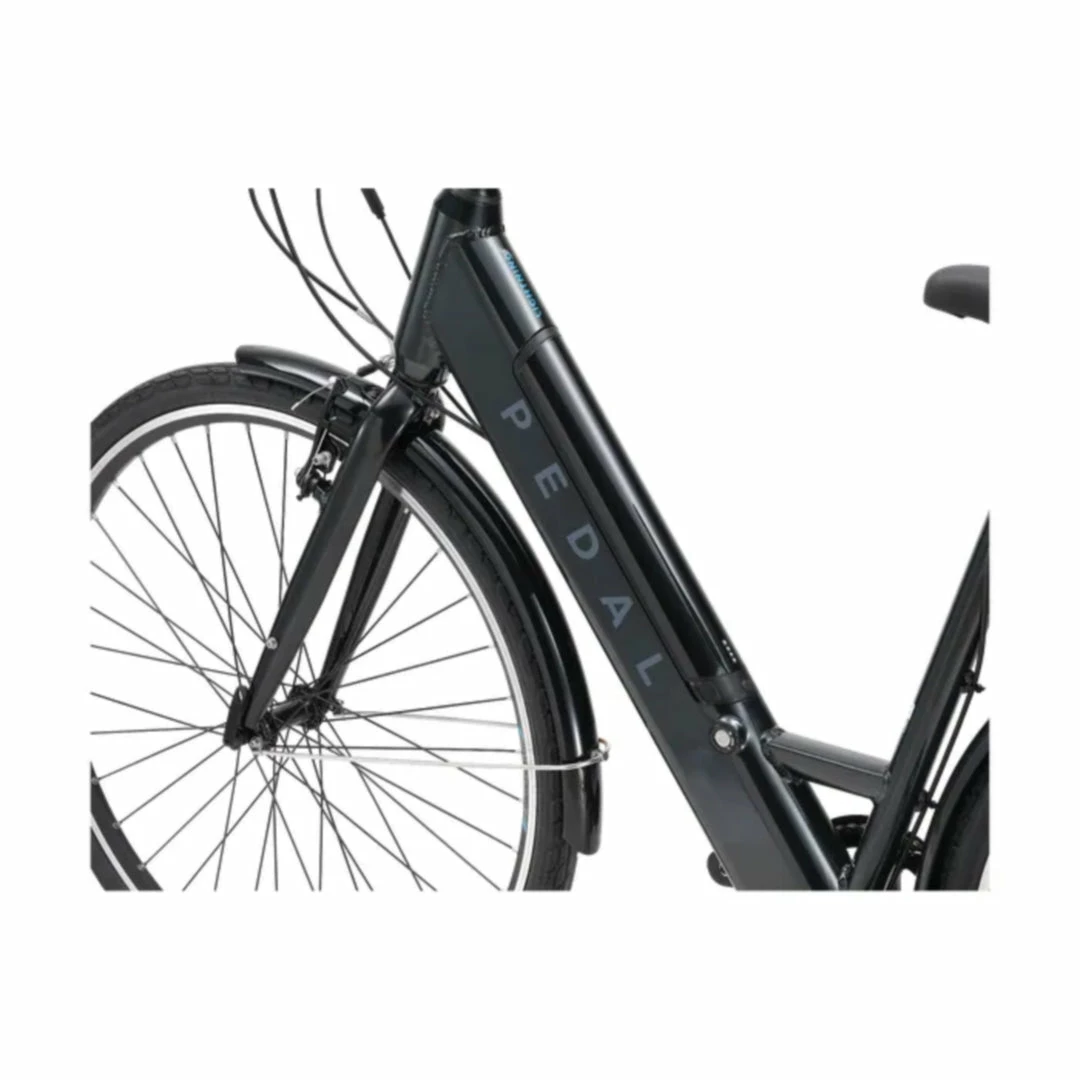 Pedal Lightning ST Electric Hybrid Bike 374Wh Battery Black Bikes 4 Pedal Lightning ST Electric Hybrid Bike 374Wh Battery Black Bikes