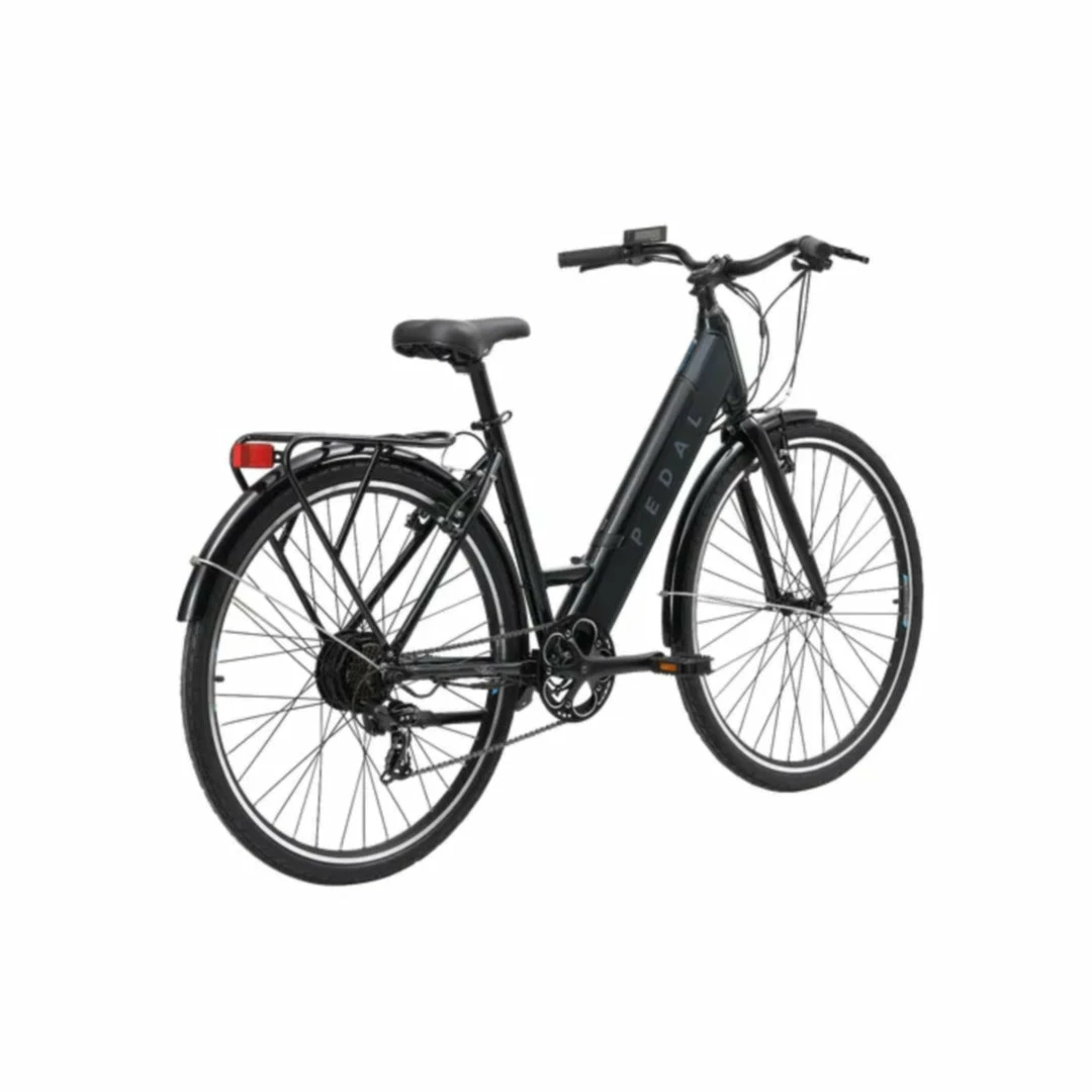 Pedal Lightning ST Electric Hybrid Bike 374Wh Battery Black Bikes 3 Pedal Lightning ST Electric Hybrid Bike 374Wh Battery Black Bikes