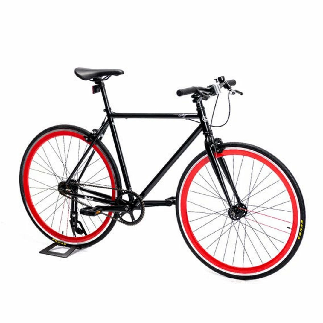 Pedal Messenger Urban Fixie Bike Tokyo Black/Red 2 Pedal Messenger Urban Fixie Bike Tokyo Black/Red