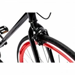 Pedal Messenger Urban Fixie Bike Tokyo Black/Red 11 Pedal Messenger Urban Fixie Bike Tokyo Black/Red