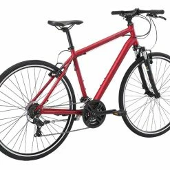 Pedal Raven 2 Hybrid Bike Dark Red Bikes 17 Pedal Raven 2 Hybrid Bike Dark Red Bikes