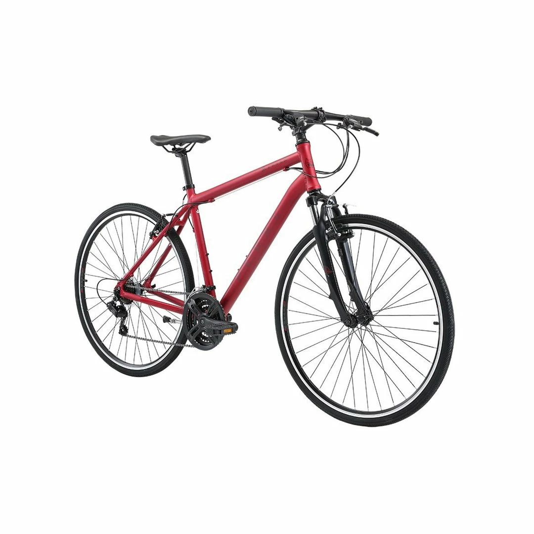 Pedal Raven 2 Hybrid Bike Dark Red Bikes 2 Pedal Raven 2 Hybrid Bike Dark Red Bikes