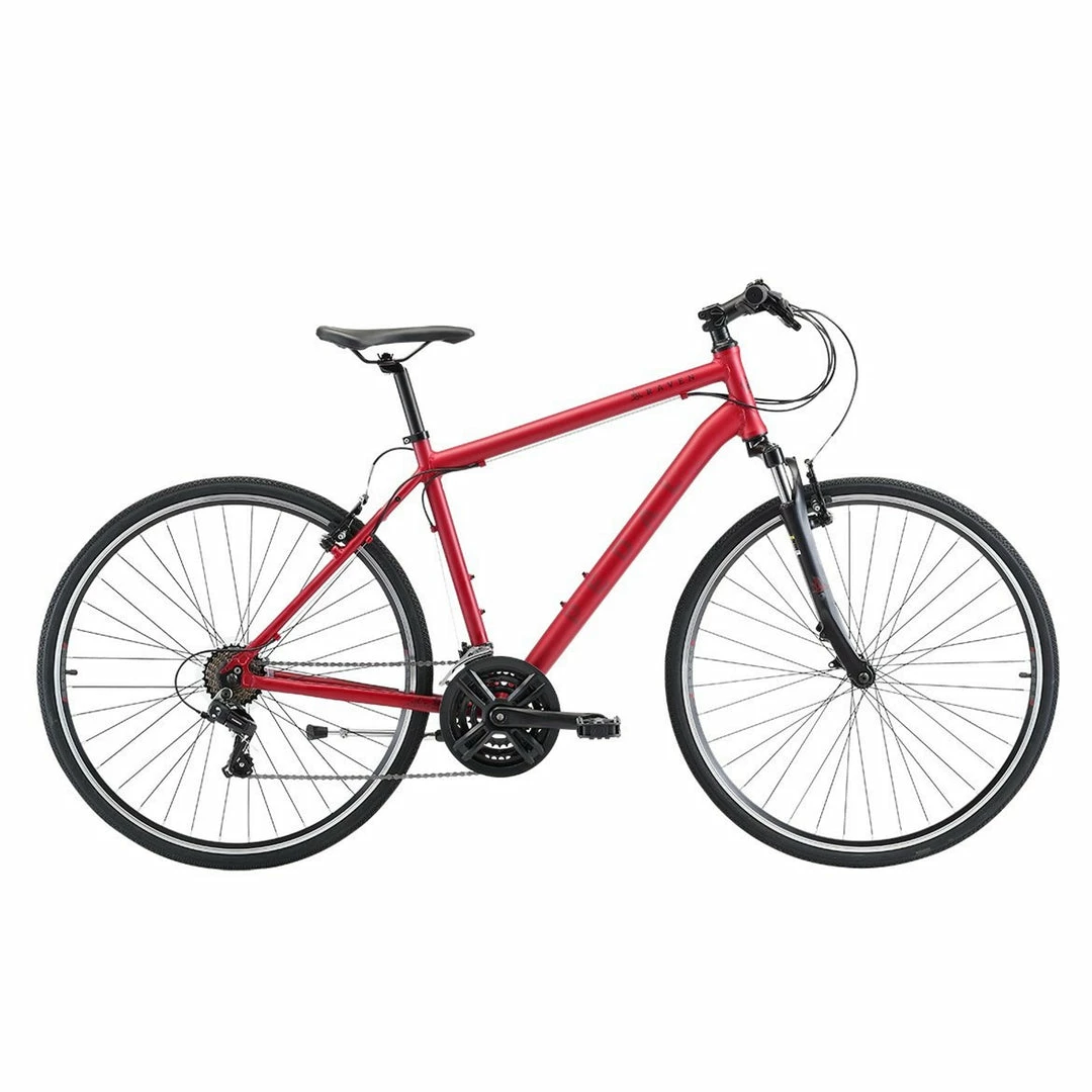 Pedal Raven 2 Hybrid Bike Dark Red Bikes 1 Pedal Raven 2 Hybrid Bike Dark Red Bikes