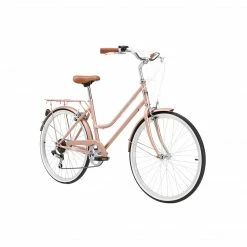 Pedal Uptown Kid’s 24” Cruiser Bike Rose Gold Bikes