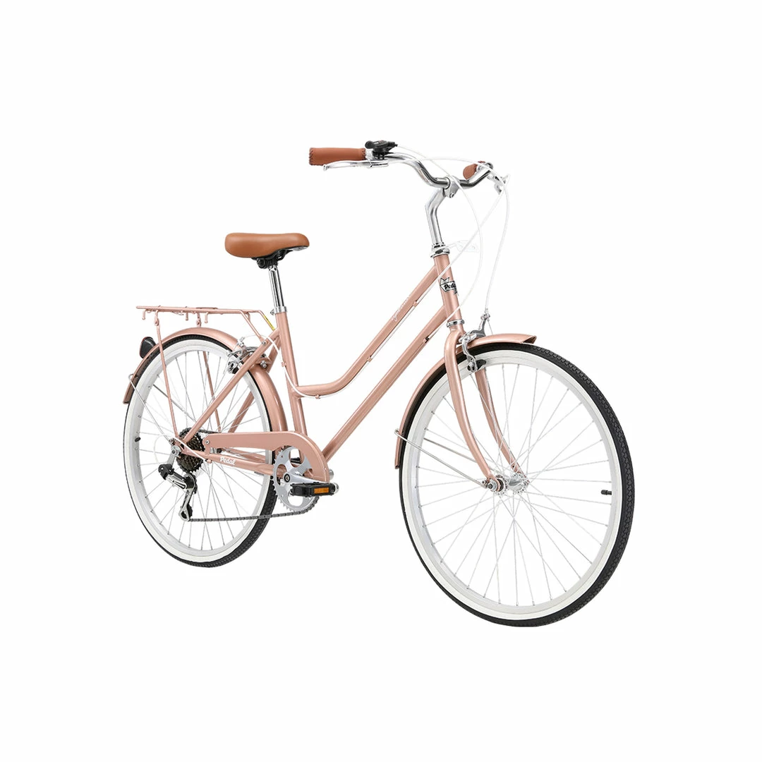 Pedal Uptown Kid’s 24” Cruiser Bike Rose Gold Bikes 2 Pedal Uptown Kid’s 24” Cruiser Bike Rose Gold Bikes