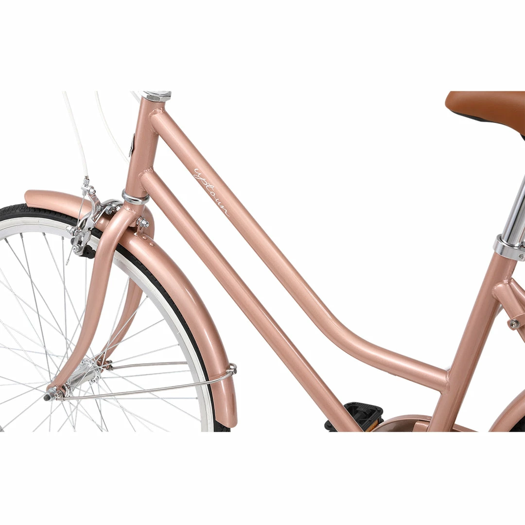 Pedal Uptown Kid’s 24” Cruiser Bike Rose Gold Bikes 4 Pedal Uptown Kid’s 24” Cruiser Bike Rose Gold Bikes
