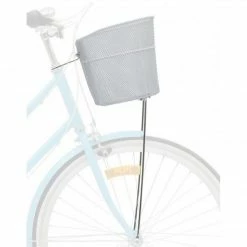 Front Basket Wire Mesh White (Pedal Uptown)