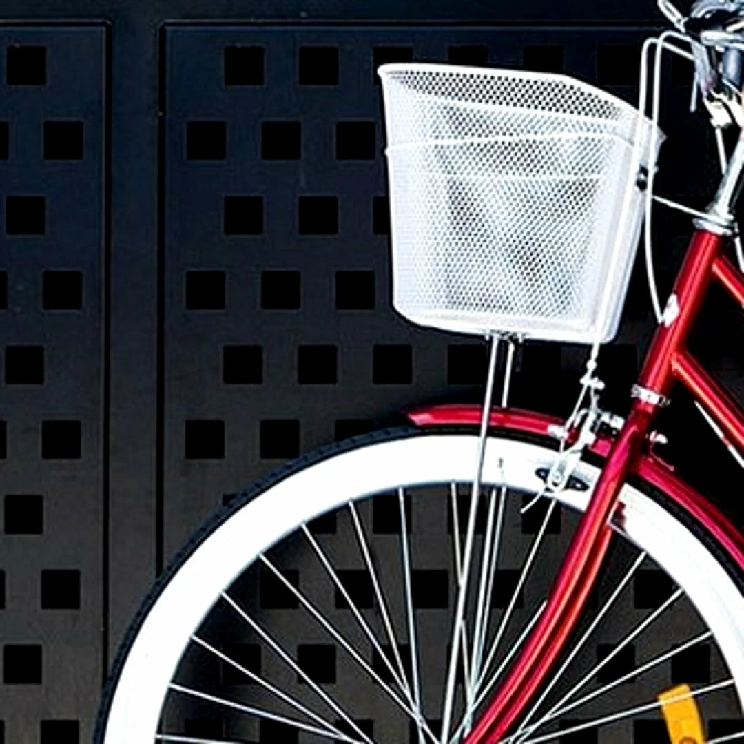 Front Basket Wire Mesh White (Pedal Uptown) 2 Front Basket Wire Mesh White (Pedal Uptown)