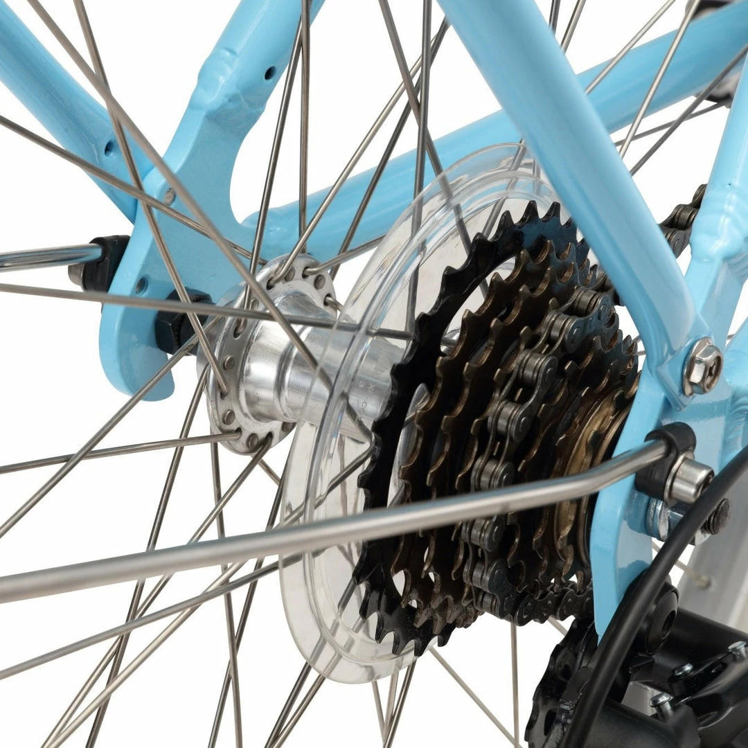 Pedal Uptown DLX 7-Speed Cruiser Bike Light Blue Bikes 7 Pedal Uptown DLX 7-Speed Cruiser Bike Light Blue Bikes