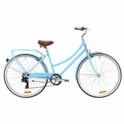 Pedal Uptown DLX 7-Speed Cruiser Bike Light Blue Bikes