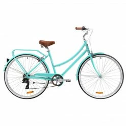 Pedal Uptown DLX 7-Speed Cruiser Bike Light Green Bikes