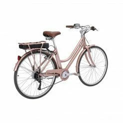 Pedal Uptown ELC Electric Cruiser Bike 374Wh Battery Rose Gold 5 Pedal Uptown ELC Electric Cruiser Bike 374Wh Battery Rose Gold